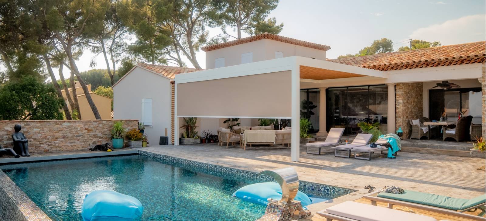 pergola piscine spa et jardin nice