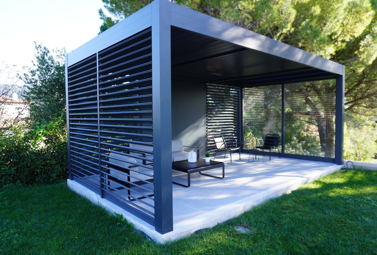 brise soleil orientable pergola