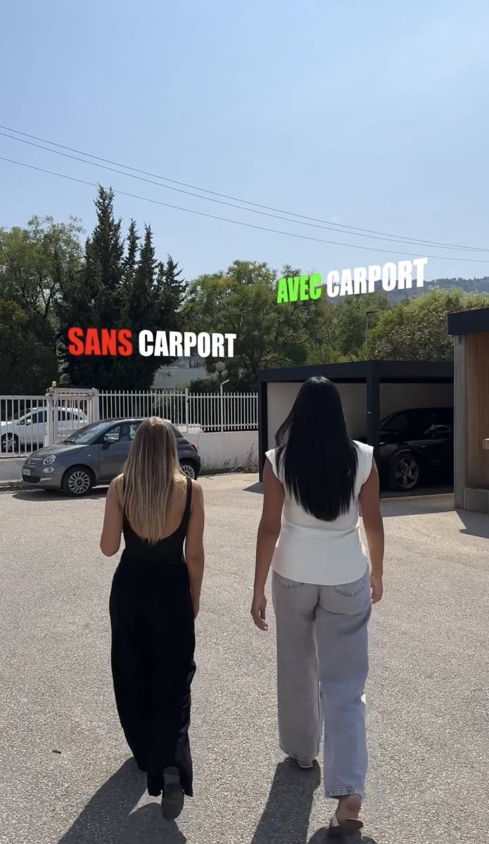 vidéo abri de voiture chaleur