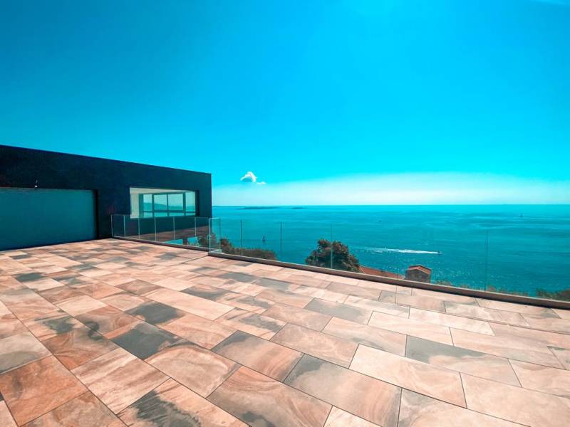 Avant réalisation pergola bioclimatique alpes maritimes