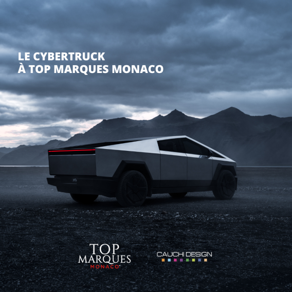 Découvrez l'arrivée du Cybertruck de Tesla sous notre carport le CarZone 4.0 à Top Marques Monaco