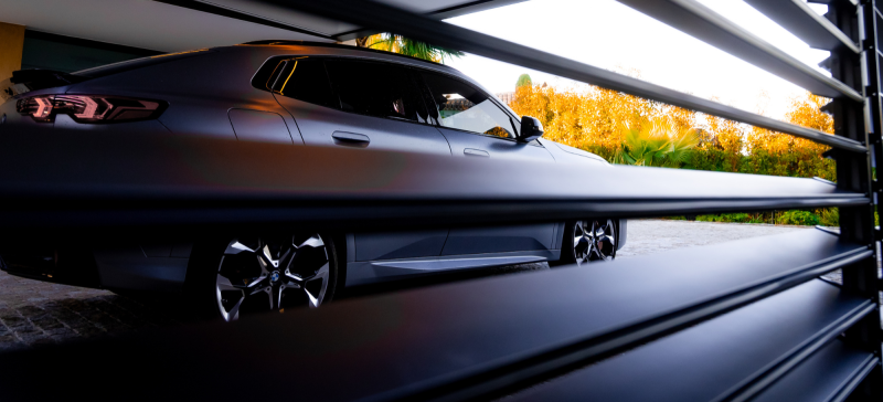 Fermetures pour abri voiture en aluminium Nice