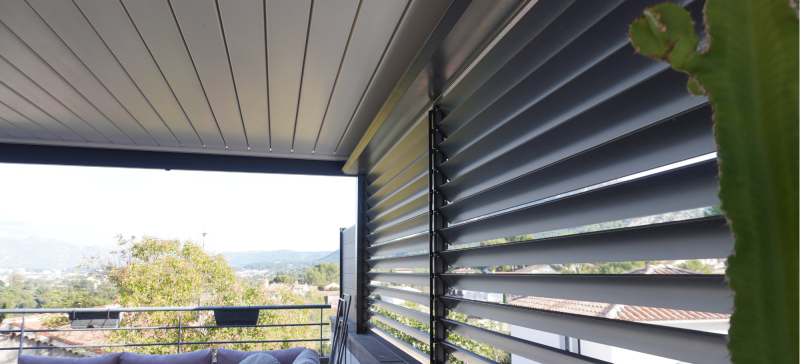 Claustra en aluminium pour extérieur - Cannet 