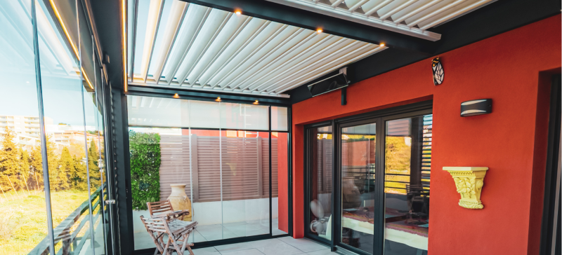 Pergola fermé à Nice